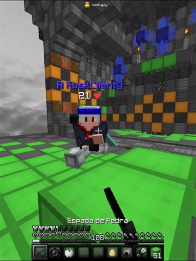 Clean Combo. #minecraft #bedwars