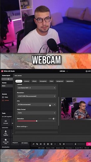 Capture Your Webcam in Tiktok Live Studio!