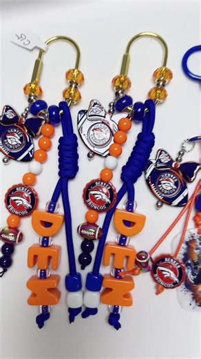 NFL fans #fyp #nflfootball #broncos #keychain #bagcharms | keychain