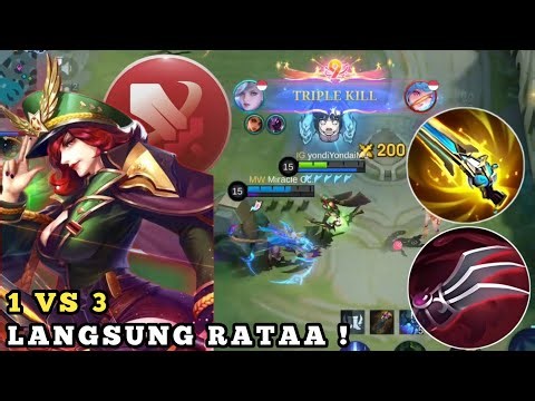 Miya 1 Vs 3 Langsung Rataa | Build Dan Emblem Terbaru!!! - MOBILE LEGENDS