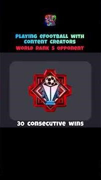 Me Vs World Rank 5 Opponent in eFootball 🥀 ( Match no.2 )| Playing eFootball with Content Creators