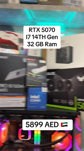 Ohm Builds on Instagram: "Can trade with PS5 + Cash Brand New PC With Boxes -Intel®️ 14th Gen Core™️ i7 14700KF (20 Cores 28 Threads) -MSI PRO B760M-A Wifi DDR5 Motherboard -Asus TUF Nvidea GeForce RTX 5070 12GB Gaming Graphics Card GPU -1TB NVME M.2 Gen4 NV3 Kingston -Deepcool 360MM AIO Liquid Cooler -T-Force RGB 16 x 2 (32GB) Ram DDR5 (6000MHZ) -Deepcool 850W 80 Plus Gold Power Supply -Acegeek Fishtank 120MM x 7 Infinity Argb Fans. -Windows 11 Pro Installed & Activated Can be tested upon pick 
