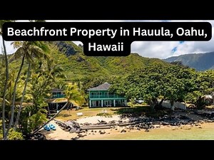 Lovely Beachfront Property in Hauula, Oahu, Hawaii