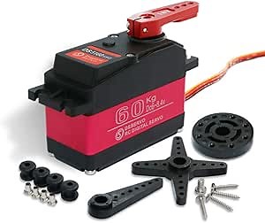 Baja servo 60kg SSG HV Digital DS5160 Servo for 1/5 Redcat HPI Baja 5B SS RC Car Compatible SAVOX-0236 LOSI XL 5T (Control Angle 270°)