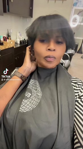Black Hair Transformation: Razor Chic Pixie Cut