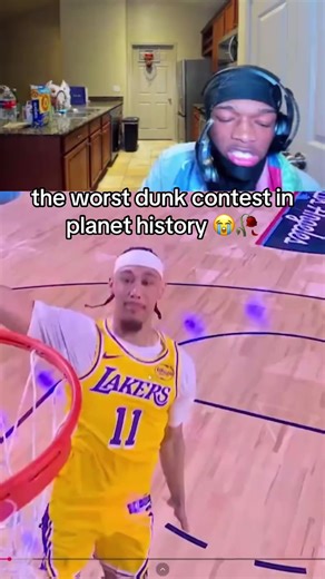 The Worst NBA Dunk Contest Ever 😭🍟 (Twitch/YT: Corey2U) #corey2u #fyp #nbaallstarweekend #nbadunkcontest #jaxsonhayes