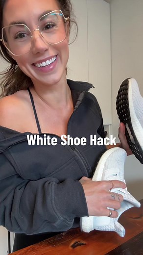 Easy White Shoe Cleaning Tutorial with Shoe Shiner Maddison Noel