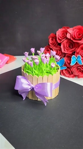 Siddharth Jain on Instagram: "Mini Flower lamp , beautiful fairy flower lamp , how to to make a lamp , DIY decore lamp"