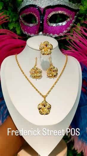 Bobby's Jewellery POS on Instagram: "✨️🇹🇹BE UNIQUE WITH THIS LOCAL STYLE THIS CARNIVAL🇹🇹✨️ 10KT Gold Hibiscus/Hummingbird Set Frederick Street POS #goldjewelry #localjewellery #trinidadjewelry #trinidadmapjewellery #carnival"