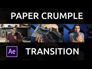 Paper Crumple Transition | After Effects Transition