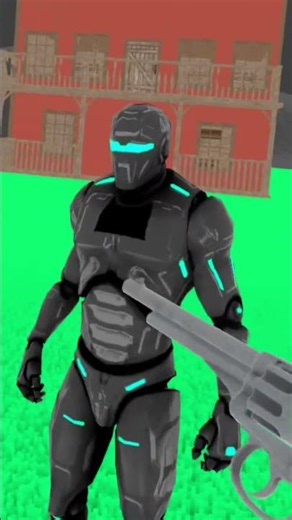 Russian roulette with bot guy #downshot #vr #funny