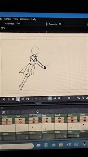 My very 1st (success) animation: Jumping 🥹
