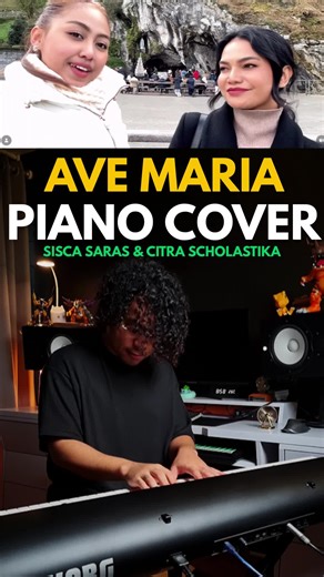 Sisca & Citra - Ave Maria Piano Cover @_siscasaras_ @citrascholastika #stayjazzandgospel
