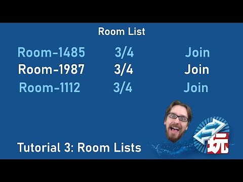 Photon Fusion Room List Tutorial - Unity Tutorial