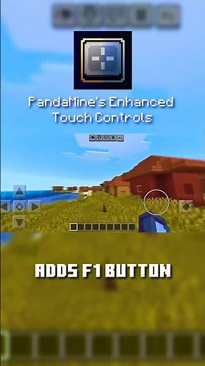 Transparent Buttons + F1 Button MCPE 1.26 #mcpe #mcbe #texturepack #minecraft #fyp