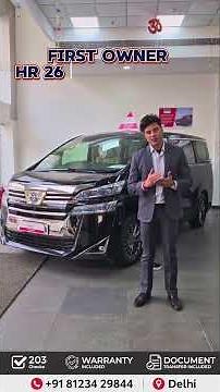 Toyota Vellfire Top Model Pre-owned Car At Toyota Company Owned Showroom