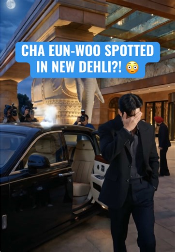 K-Drama Star Cha Eun-woo Spotted in New Delhi!