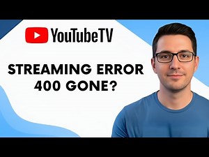 How to Fix YouTube TV Streaming Error 400