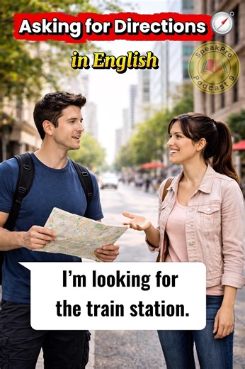 How to Ask for Directions in English 🧭 #shorts