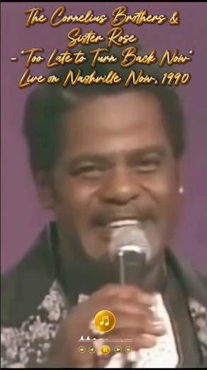 The Cornelius Brothers & Sister Rose - “Too Late to Turn Back Now” Live on Nashville Now, 1990