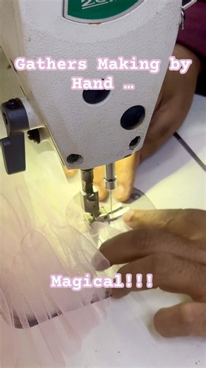 #gathering #handstitched #fashionblogger #garmentmanufacturing #garmentmaking #fashiondesign #bts