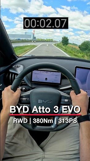 2026 BYD Atto 3 EVO | 313PS | 0-100 km/h Acceleration