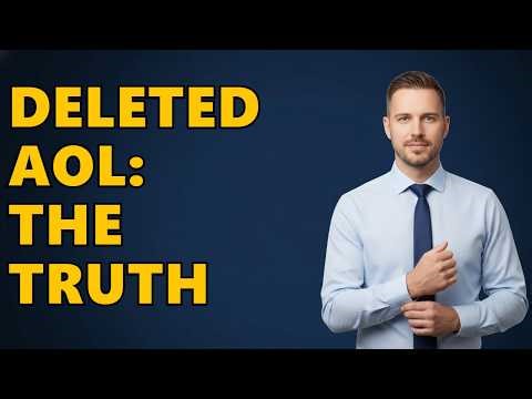 Can I Recover My AOL Account After Deleting It?
