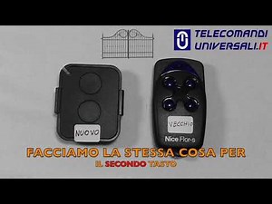 How to duplicate a Nice FLO2RE/FLOR-S remote control