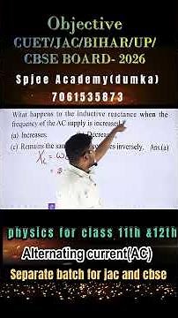 objective physics class 12th (alternating current)