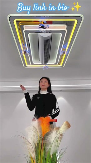 😍Smart Invisible Ceiling Fan Light for Bedroom & Living Room 🌬️ #ceilingfan#gadgetsgrove