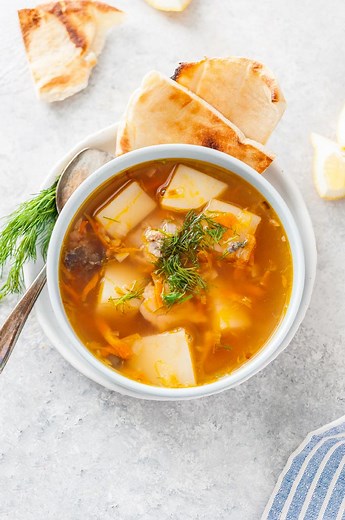 Canned Salmon Soup (Instant Pot or Stove) - Imagelicious.com