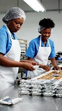 How Crispy & Delicious Cookies Are Made “Cookies Factory Process – Satisfying AI Snack Video”