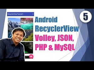 Multiple Items in Listview (RecyclerView) in Android Studio - Part 5