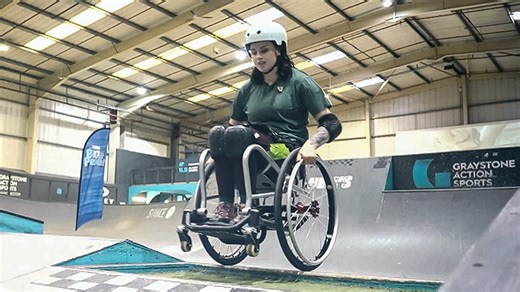 Blue Peter - Challenges: Abby’s Wheelchair Motocross Challenge