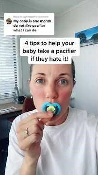 4 tips to help your baby take a pacifier if they hate it