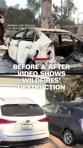 Palisades Fire: Before and After in Los Angeles