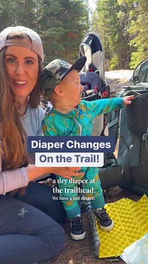 What to do on a hike when your baby needs a diaper change? [save for tips] 🧷Always hike with baby essentials 🧷Keep supplies organized in one spot 🧷Always change baby before hike 🧷Try and use a change pad 🧷Always pack extra clothes for baby 🧷Find a safe spot right on the side of the trail 🧷Be aware of weather conditions and wind 🧷Try and change quickly 🧷Zipper from bottom is always helpful 🧷Leave no trace 🧷Use wipes on your own hands afterwards Diaper change story time… tell me about a