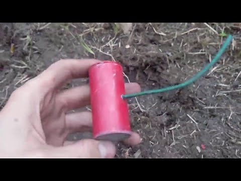 M-80 fireworks on cloudy day!