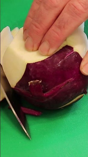 How to cut a Turnip Julienne
