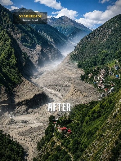 NEPAL FLOOD: BEFORE & AFTER 🇳🇵😭