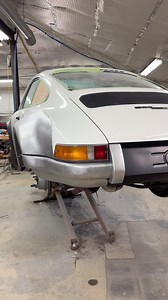 Modifying the rear bumperette to fit better on the Porsche 911 widebody backdate project. Stoked on how this one came out. (Now to do it again for the other side 🤙🏻) #porsche #widebody #porsche911 #metalshaping #fabrication #welding #handmade | Ryan Krause