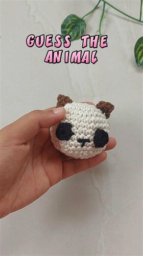 Cute Crochet Animal | Beginner Crochet | #crochet #crochetanimal #guessinggame #beginner #crocheting