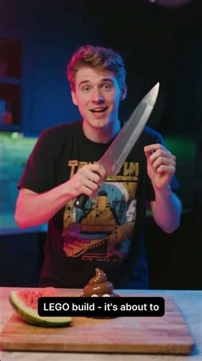 “Epic LEGO Poop Watermelon Slice Challenge 🍉🔥 | Satisfying Slow Motion Cut” #shorts