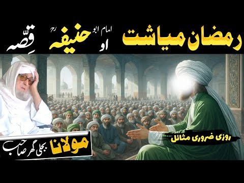 Pashto Bayan/Ramadan myasht Aw Da Imam abu Hanifa Qisaa/Maulana Bijligar Sahib Bayan/Bijli ghar Mola