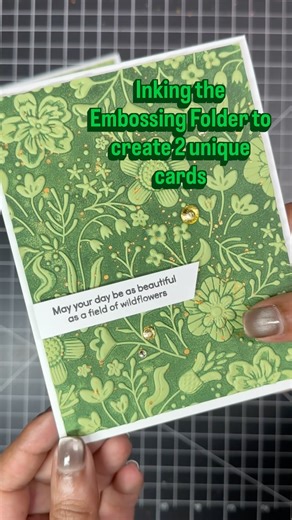 Inking Embossing Folders | STAMPtember® 2025 with @simonsaysstamp #shorts #stamptember