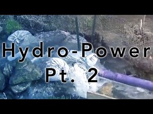 Micro Hydro Power with Turgo generator Part 2