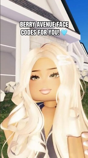 BERRY AVENUE FACE CODES FOR YOU! #roblox #berryave #bloxburg #berryavenuecodes