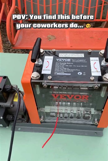 VEVOR Electric Wire Stripper: Make copper recycling faster and easier! Features a powerful motor for hands-free operation and multiple channels to fit any wire size. The sturdy cast iron body clear panel means its durable and easy to use. Perfect precise stripping for solid or insulated wires—a must-have for scrapping and DIY! #VEVOR #TikTokShopFinds #ToolTok #CopperRecycling #WorkshopTools