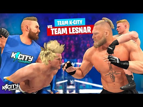 K-CITY vs Team BROCK LESNAR (in WWE 2k23)