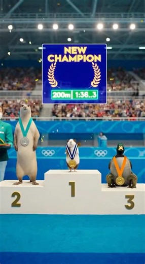 “You won’t believe who took gold at the Animal Olympics 😱🥇” #animals #olympics